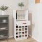 vidaXL Weinregal Weiß 45x34x100 cm Massivholz Kiefer vidaXL Weinregal Weiß 45x34x100 cm Massivholz Kiefer