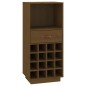 vidaXL Weinregal Honigbraun 45x34x100 cm Massivholz Kiefer vidaXL Weinregal Honigbraun 45x34x100 cm Massivholz Kiefer