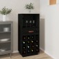 vidaXL Weinregal Schwarz 45x34x100 cm Massivholz Kiefer vidaXL Weinregal Schwarz 45x34x100 cm Massivholz Kiefer