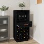 vidaXL Weinregal Schwarz 45x34x100 cm Massivholz Kiefer vidaXL Weinregal Schwarz 45x34x100 cm Massivholz Kiefer