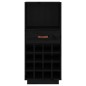 vidaXL Weinregal Schwarz 45x34x100 cm Massivholz Kiefer vidaXL Weinregal Schwarz 45x34x100 cm Massivholz Kiefer