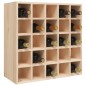 vidaXL Weinregal 56x25x56 cm Massivholz Kiefer vidaXL Weinregal 56x25x56 cm Massivholz Kiefer