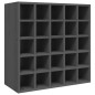 vidaXL Weinregal Grau 56x25x56 cm Massivholz Kiefer vidaXL Weinregal Grau 56x25x56 cm Massivholz Kiefer