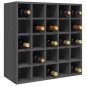 vidaXL Weinregal Grau 56x25x56 cm Massivholz Kiefer vidaXL Weinregal Grau 56x25x56 cm Massivholz Kiefer