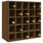 vidaXL Weinregal Honigbraun 56x25x56 cm Massivholz Kiefer vidaXL Weinregal Honigbraun 56x25x56 cm Massivholz Kiefer