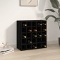 vidaXL Weinregal Schwarz 56x25x56 cm Massivholz Kiefer vidaXL Weinregal Schwarz 56x25x56 cm Massivholz Kiefer