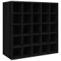 vidaXL Weinregal Schwarz 56x25x56 cm Massivholz Kiefer vidaXL Weinregal Schwarz 56x25x56 cm Massivholz Kiefer