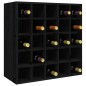 vidaXL Weinregal Schwarz 56x25x56 cm Massivholz Kiefer vidaXL Weinregal Schwarz 56x25x56 cm Massivholz Kiefer
