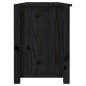 vidaXL Schuhbank Schwarz 160x36,5x50 cm Massivholz Kiefer vidaXL Schuhbank Schwarz 160x36,5x50 cm Massivholz Kiefer