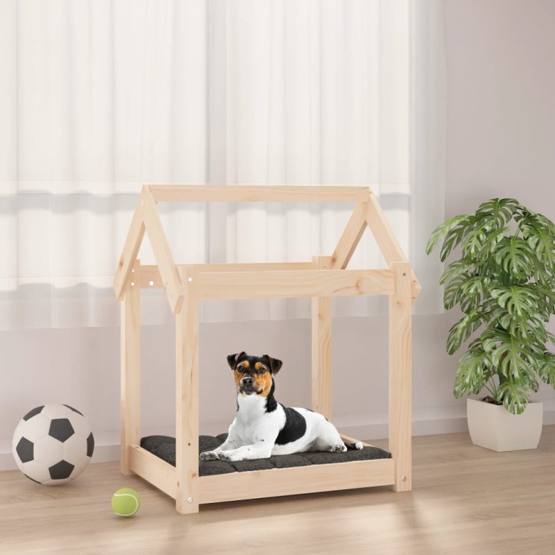 vidaXL Hundebett 61x50x70 cm Massivholz Kiefer vidaXL Hundebett 61x50x70 cm Massivholz Kiefer