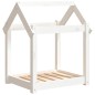vidaXL Hundebett Weiß 61x50x70 cm Massivholz Kiefer vidaXL Hundebett Weiß 61x50x70 cm Massivholz Kiefer