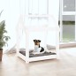 vidaXL Hundebett Weiß 61x50x70 cm Massivholz Kiefer vidaXL Hundebett Weiß 61x50x70 cm Massivholz Kiefer