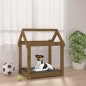 vidaXL Hundebett Honigbraun 61x50x70 cm Massivholz Kiefer vidaXL Hundebett Honigbraun 61x50x70 cm Massivholz Kiefer