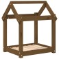 vidaXL Hundebett Honigbraun 61x50x70 cm Massivholz Kiefer vidaXL Hundebett Honigbraun 61x50x70 cm Massivholz Kiefer