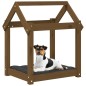 vidaXL Hundebett Honigbraun 61x50x70 cm Massivholz Kiefer vidaXL Hundebett Honigbraun 61x50x70 cm Massivholz Kiefer