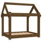 vidaXL Hundebett Honigbraun 71x55x70 cm Massivholz Kiefer vidaXL Hundebett Honigbraun 71x55x70 cm Massivholz Kiefer
