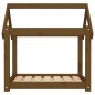 vidaXL Hundebett Honigbraun 71x55x70 cm Massivholz Kiefer vidaXL Hundebett Honigbraun 71x55x70 cm Massivholz Kiefer