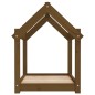 vidaXL Hundebett Honigbraun 71x55x70 cm Massivholz Kiefer vidaXL Hundebett Honigbraun 71x55x70 cm Massivholz Kiefer