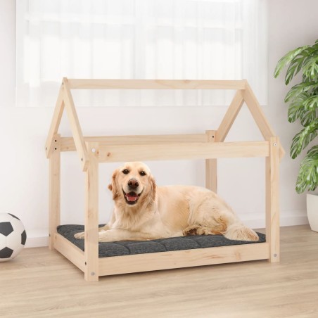 vidaXL Hundebett 81x60x70 cm Massivholz Kiefer