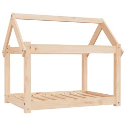 vidaXL Hundebett 81x60x70 cm Massivholz Kiefer