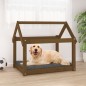 vidaXL Hundebett Honigbraun 81x60x70 cm Massivholz Kiefer vidaXL Hundebett Honigbraun 81x60x70 cm Massivholz Kiefer