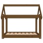 vidaXL Hundebett Honigbraun 81x60x70 cm Massivholz Kiefer vidaXL Hundebett Honigbraun 81x60x70 cm Massivholz Kiefer