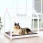vidaXL Hundebett Weiß 101x70x90 cm Massivholz Kiefer vidaXL Hundebett Weiß 101x70x90 cm Massivholz Kiefer