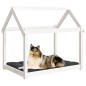 vidaXL Hundebett Weiß 101x70x90 cm Massivholz Kiefer vidaXL Hundebett Weiß 101x70x90 cm Massivholz Kiefer