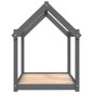 vidaXL Hundebett Grau 101x70x90 cm Massivholz Kiefer vidaXL Hundebett Grau 101x70x90 cm Massivholz Kiefer