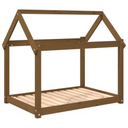 vidaXL Hundebett Honigbraun 101x70x90 cm Massivholz Kiefer