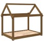 vidaXL Hundebett Honigbraun 101x70x90 cm Massivholz Kiefer vidaXL Hundebett Honigbraun 101x70x90 cm Massivholz Kiefer
