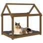 vidaXL Hundebett Honigbraun 101x70x90 cm Massivholz Kiefer vidaXL Hundebett Honigbraun 101x70x90 cm Massivholz Kiefer