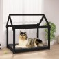 vidaXL Hundebett Schwarz 101x70x90 cm Massivholz Kiefer vidaXL Hundebett Schwarz 101x70x90 cm Massivholz Kiefer