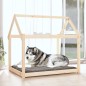 vidaXL Hundebett 111x80x100 cm Massivholz Kiefer