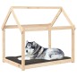 vidaXL Hundebett 111x80x100 cm Massivholz Kiefer