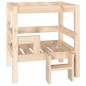 vidaXL Hundebett 55,5x53,5x60 cm Massivholz Kiefer vidaXL Hundebett 55,5x53,5x60 cm Massivholz Kiefer