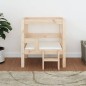 vidaXL Hundebett 55,5x53,5x60 cm Massivholz Kiefer vidaXL Hundebett 55,5x53,5x60 cm Massivholz Kiefer