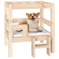 vidaXL Hundebett 55,5x53,5x60 cm Massivholz Kiefer vidaXL Hundebett 55,5x53,5x60 cm Massivholz Kiefer