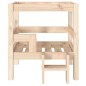 vidaXL Hundebett 55,5x53,5x60 cm Massivholz Kiefer vidaXL Hundebett 55,5x53,5x60 cm Massivholz Kiefer
