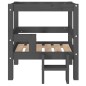 vidaXL Hundebett Grau 55,5x53,5x60 cm Massivholz Kiefer vidaXL Hundebett Grau 55,5x53,5x60 cm Massivholz Kiefer