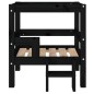 vidaXL Hundebett Schwarz 55,5x53,5x60 cm Massivholz Kiefer vidaXL Hundebett Schwarz 55,5x53,5x60 cm Massivholz Kiefer