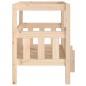 vidaXL Hundebett 65,5x43x70 cm Massivholz Kiefer vidaXL Hundebett 65,5x43x70 cm Massivholz Kiefer