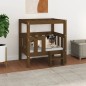vidaXL Hundebett Honigbraun 65,5x43x70 cm Massivholz Kiefer vidaXL Hundebett Honigbraun 65,5x43x70 cm Massivholz Kiefer