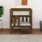 vidaXL Hundebett Honigbraun 65,5x43x70 cm Massivholz Kiefer vidaXL Hundebett Honigbraun 65,5x43x70 cm Massivholz Kiefer