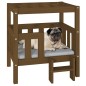 vidaXL Hundebett Honigbraun 65,5x43x70 cm Massivholz Kiefer vidaXL Hundebett Honigbraun 65,5x43x70 cm Massivholz Kiefer