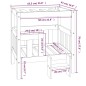 vidaXL Hundebett Honigbraun 65,5x43x70 cm Massivholz Kiefer vidaXL Hundebett Honigbraun 65,5x43x70 cm Massivholz Kiefer