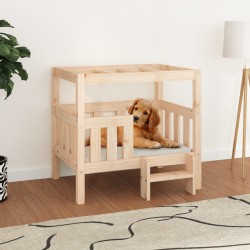 vidaXL Hundebett 75,5x63,5x70 cm Massivholz Kiefer