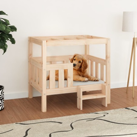 vidaXL Hundebett 75,5x63,5x70 cm Massivholz Kiefer