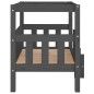 vidaXL Hundebett Grau 75,5x63,5x70 cm Massivholz Kiefer vidaXL Hundebett Grau 75,5x63,5x70 cm Massivholz Kiefer
