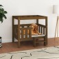 vidaXL Hundebett Honigbraun 75,5x63,5x70 cm Massivholz Kiefer vidaXL Hundebett Honigbraun 75,5x63,5x70 cm Massivholz Kiefer